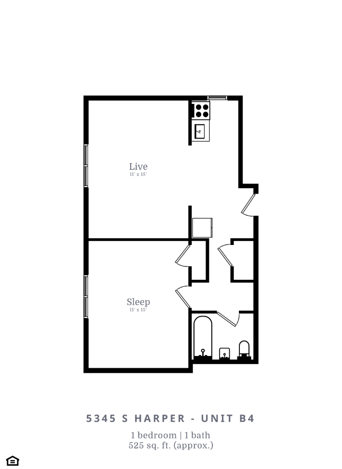 5345 S Harper Ave Studio-2 Beds Apartment for Rent - Photo Gallery 16